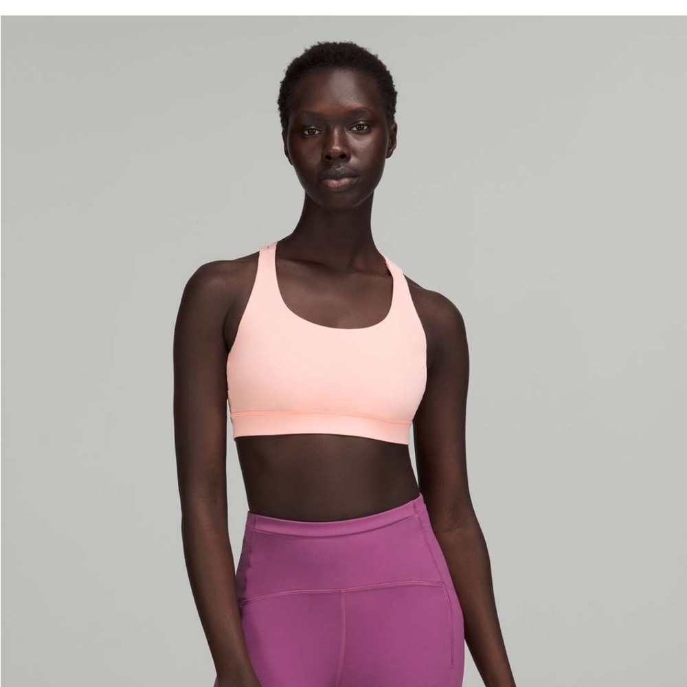 Lululemon Energy Bra Dew Pink NWT**
